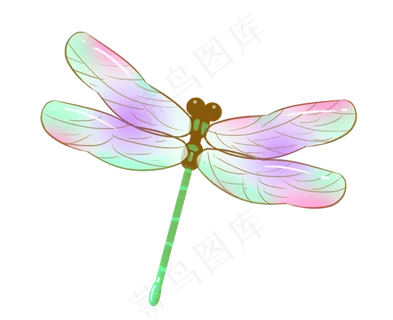 夏季夏天处暑蜻蜓