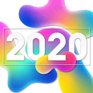 2020流体渐变,免抠元素