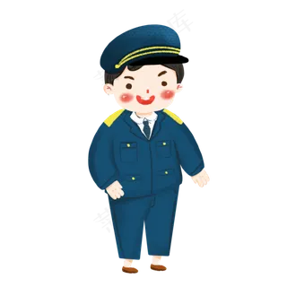 革命人物军人卡通