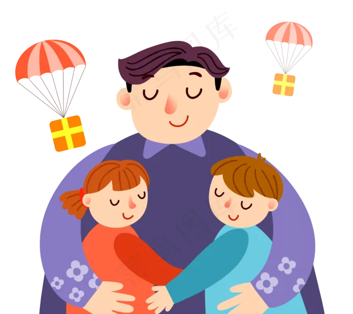 父亲节家人(2700X2400(DPI:300))psd模版下载