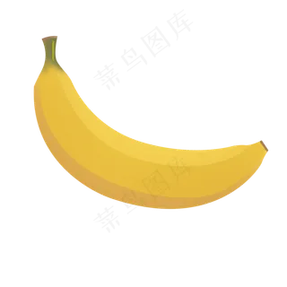 矢量黄色香蕉素材图