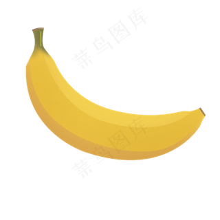 矢量黄色香蕉素材图