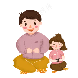 创意父亲节人物设计素材