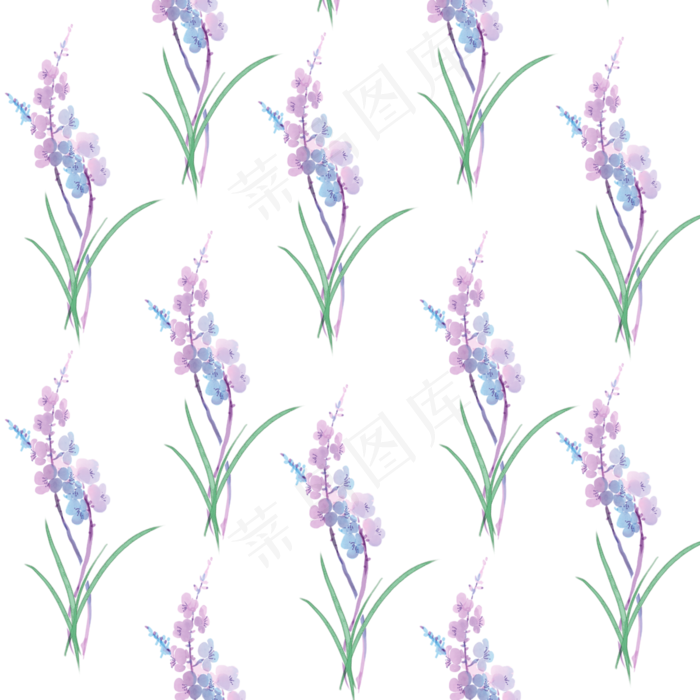 水彩花朵手绘素材(4000X4000(DPI:762))psd模版下载