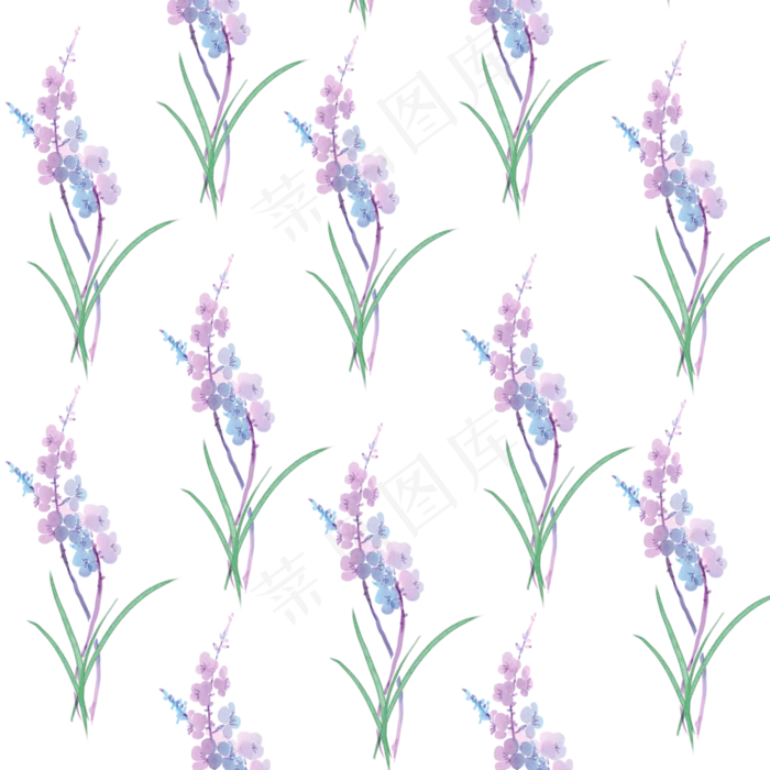 水彩花朵手绘素材(4000X4000(DPI:762))psd模版下载