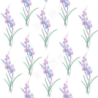 水彩花朵手绘素材