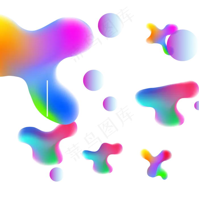618彩色流体渐变618炫彩流(2000X2000(DPI:300))psd模版下载