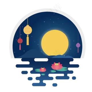 夏夜荷花看灯会 夏夜荷花看灯会