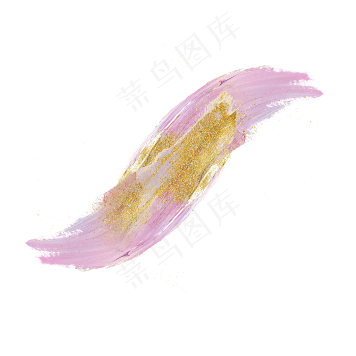 金箔划痕颜料印记,免抠元素