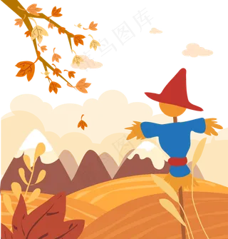 丰收秋季,免抠元素