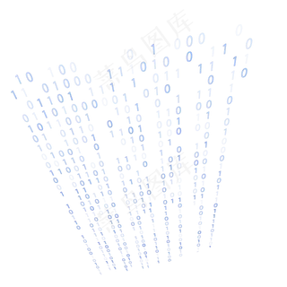 蓝色创意科技变幻线元素,免抠元素