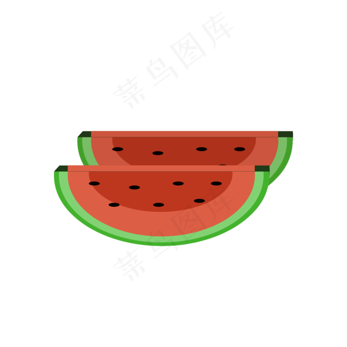 3D水果西瓜植物(2000X2000(DPI:200))psd模版下载
