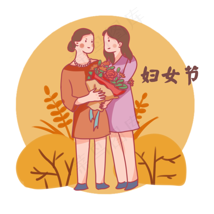 三八女王节女性母亲角色