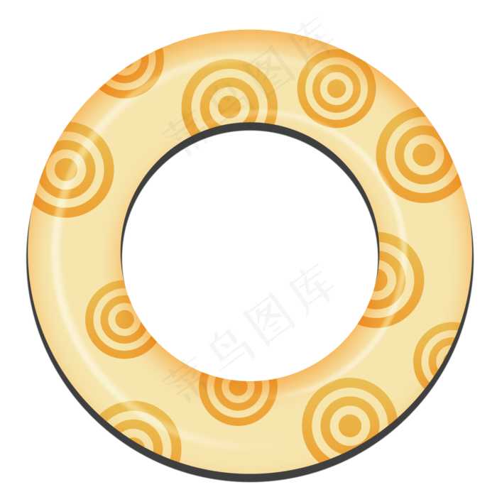 卡通游泳圈png素材