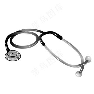 卡通医疗器械听诊器,免抠元素