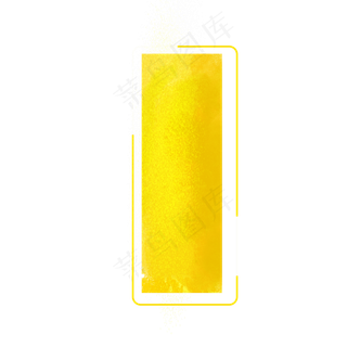 金色长方形印章