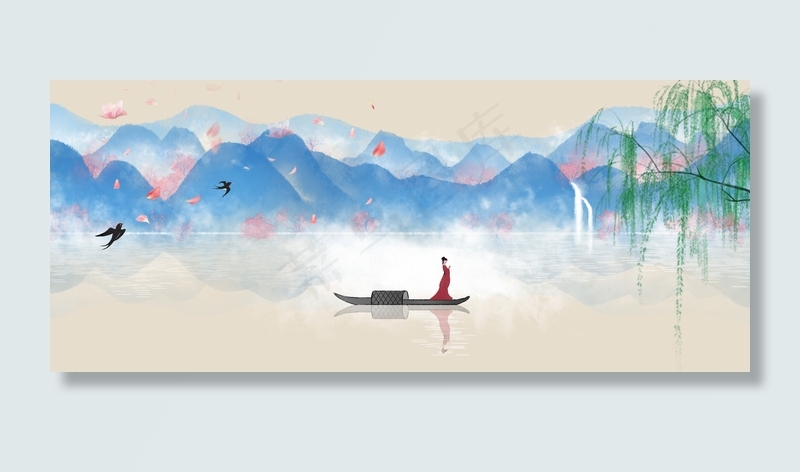 大话西游古风中国风电商banner(1920*800px 	       )psd模版下载
