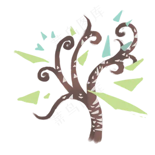 植树节春天春季节日柳树