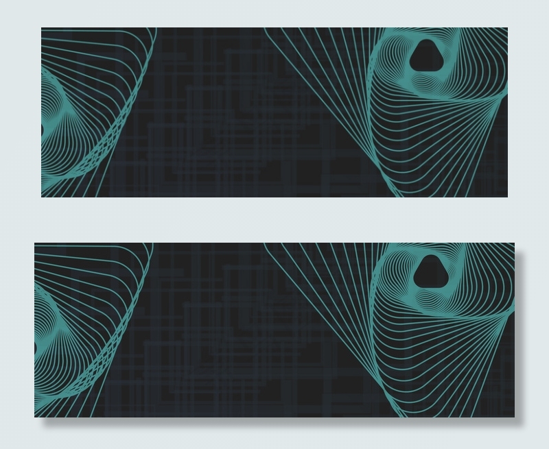 新款手机上新科技流动线条黑色banner