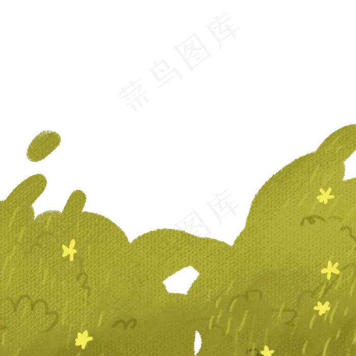 卡通春天草地下载(2000X2000(DPI:300))psd模版下载