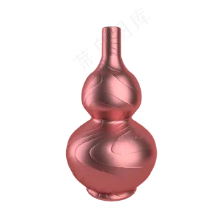 玫瑰金立体葫芦瓶装饰