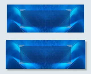 蓝色商务科技banner