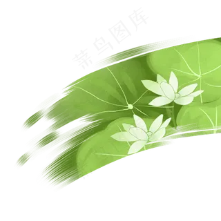 中国风水墨荷花