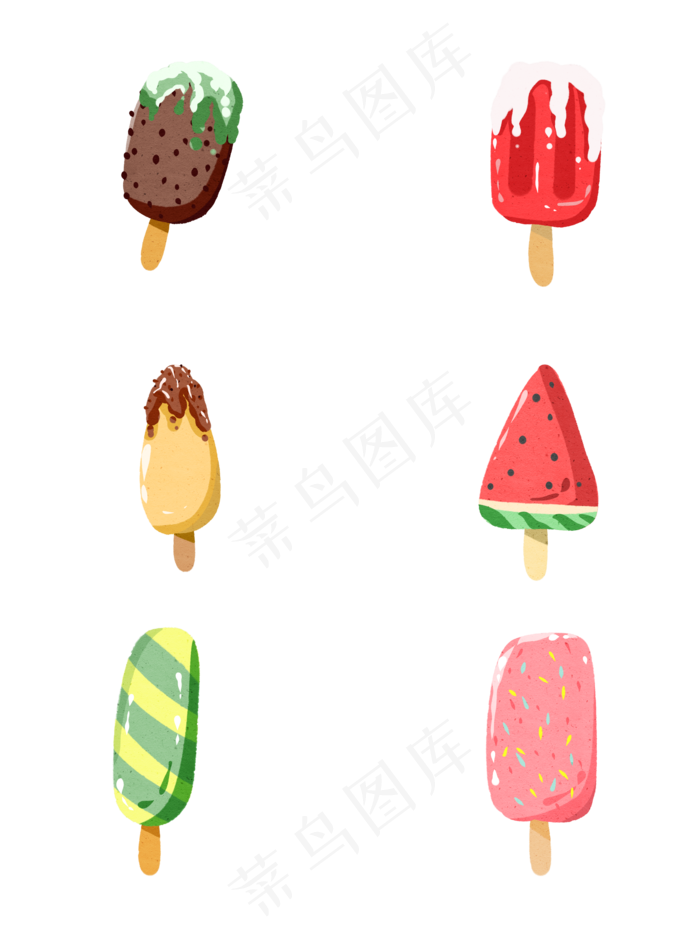 冰棍巧克力水果