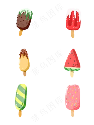 冰棍巧克力水果