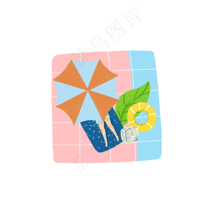 立夏海边休息(2000X2000(DPI:300))psd模版下载