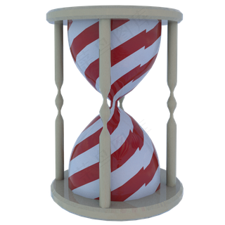 圣诞沙漏,免抠元素