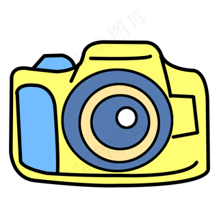 黄色相机免抠图