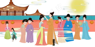 朝代感古风人群