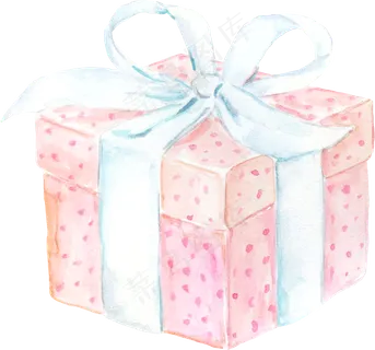 卡通水彩手绘小清新七夕情人节婚,免抠元素