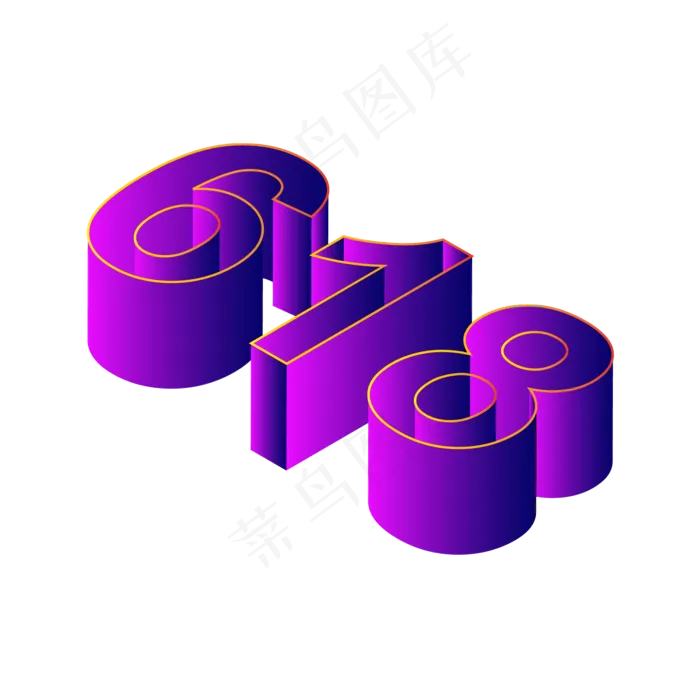 618紫色渐变(2000X2500(DPI:300))ai矢量模版下载