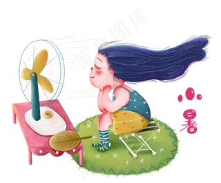 吹电扇的乖宝宝