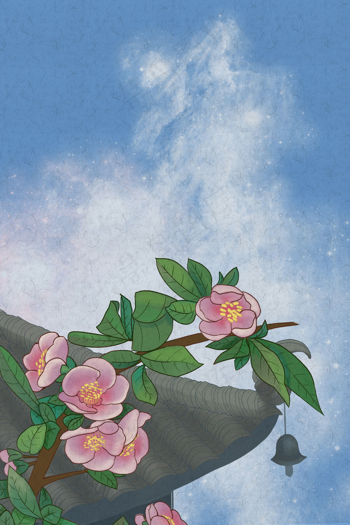 花节肌理桃花盛开(3545*5315px 300 dpi )psd模版下载