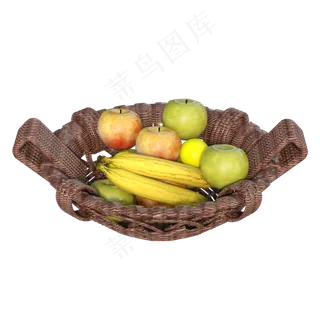 竹篮里的水果