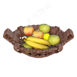 竹篮里的水果