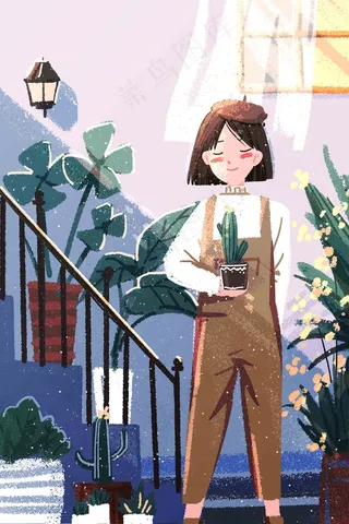 简约清新治愈系唯美阳光温暖春天