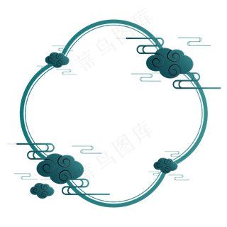 渐变后现代边框