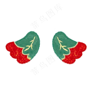 手绘卡通动物翅膀