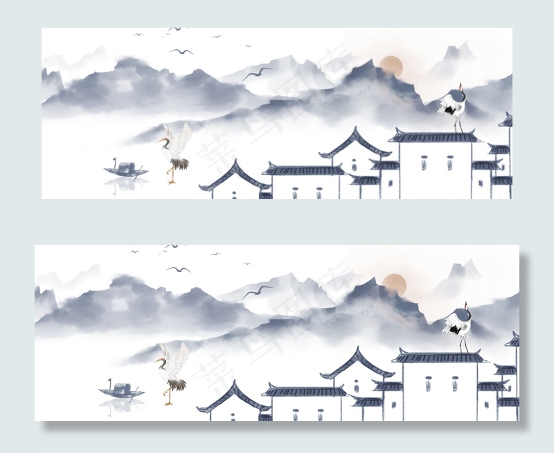 古风banner(1920*700px 	       )psd模版下载