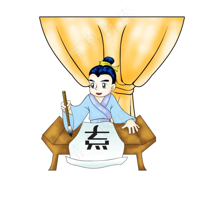 高考学子写作(2000X2000(DPI:300))psd模版下载