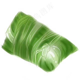 端午食物绿色粽子