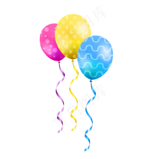 节日庆祝氢气球,免抠元素