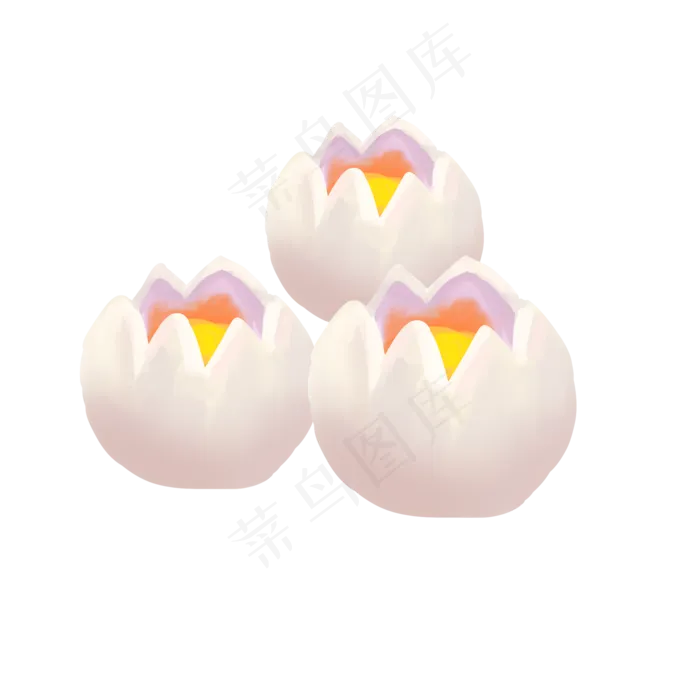 白色小吃图案插图(2000X2000(DPI:300))psd模版下载
