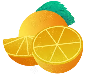 水果橙子橘子营养健康果肉