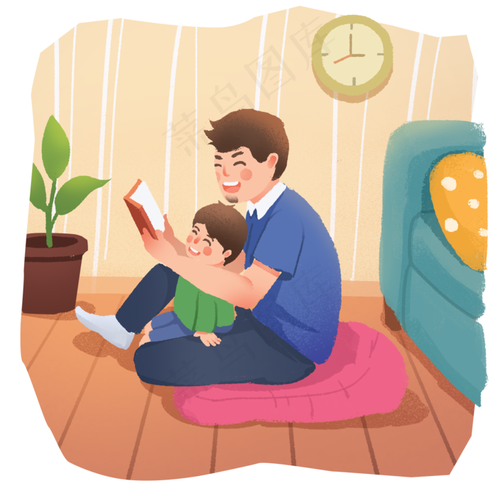 父亲节温馨亲情父子爸爸父亲