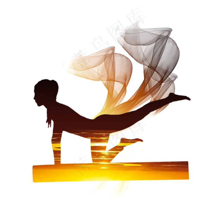 运动健身瑜伽yoga舞蹈美女动作,免抠元素(3500X3500(DPI:300))psd模版下载